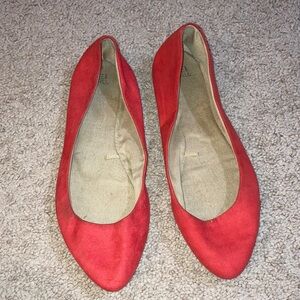 Red Women's Flats